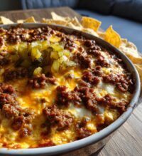 cheeseburger dip for game day