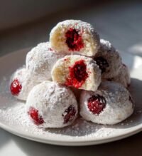 cherry snowball cookies