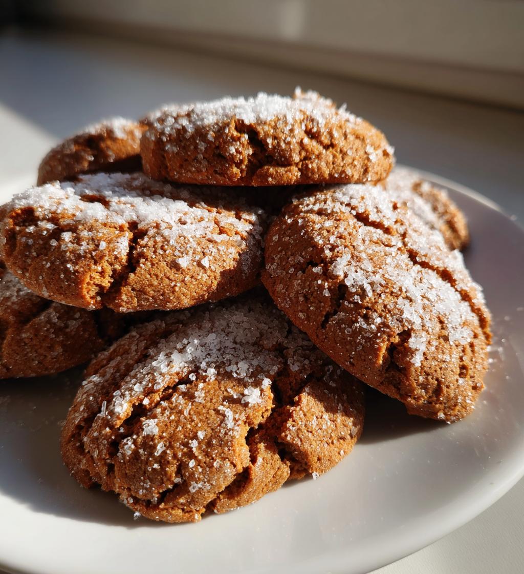 chewy gingerbread cookies