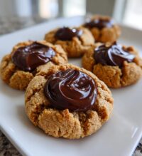 chocolate chip thumbprint cookies