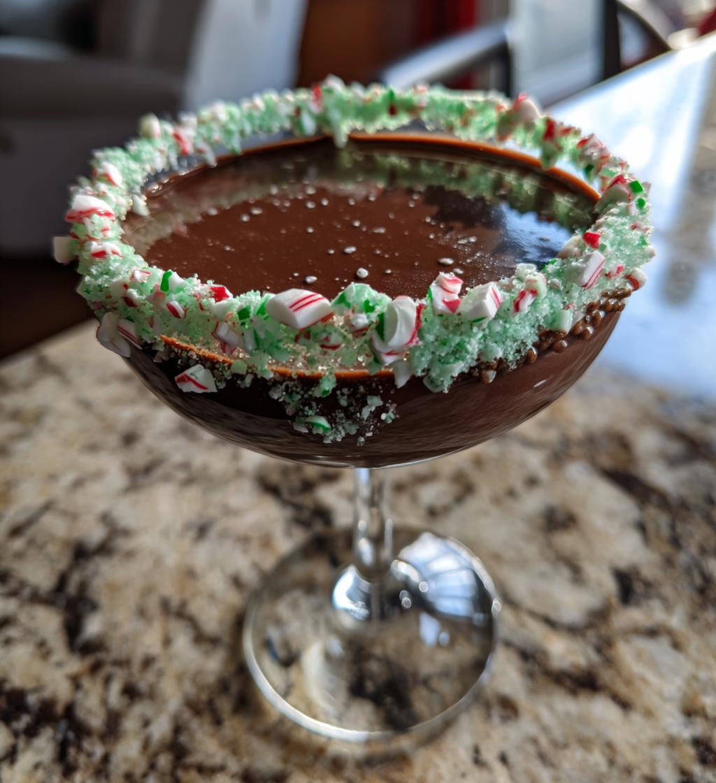 chocolate peppermint martini