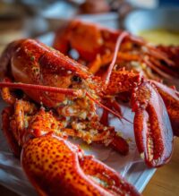 cooked lobster