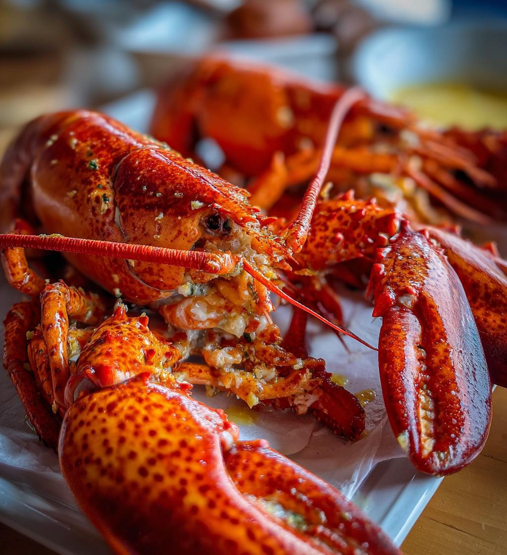 cooked lobster