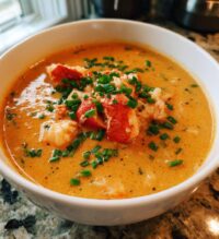 creamy lobster bisque