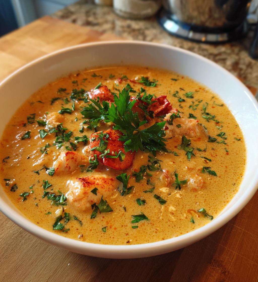 creamy lobster bisque recipe