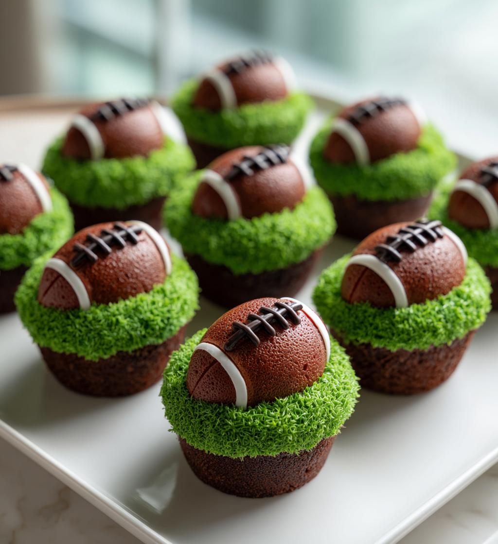 cute football desserts