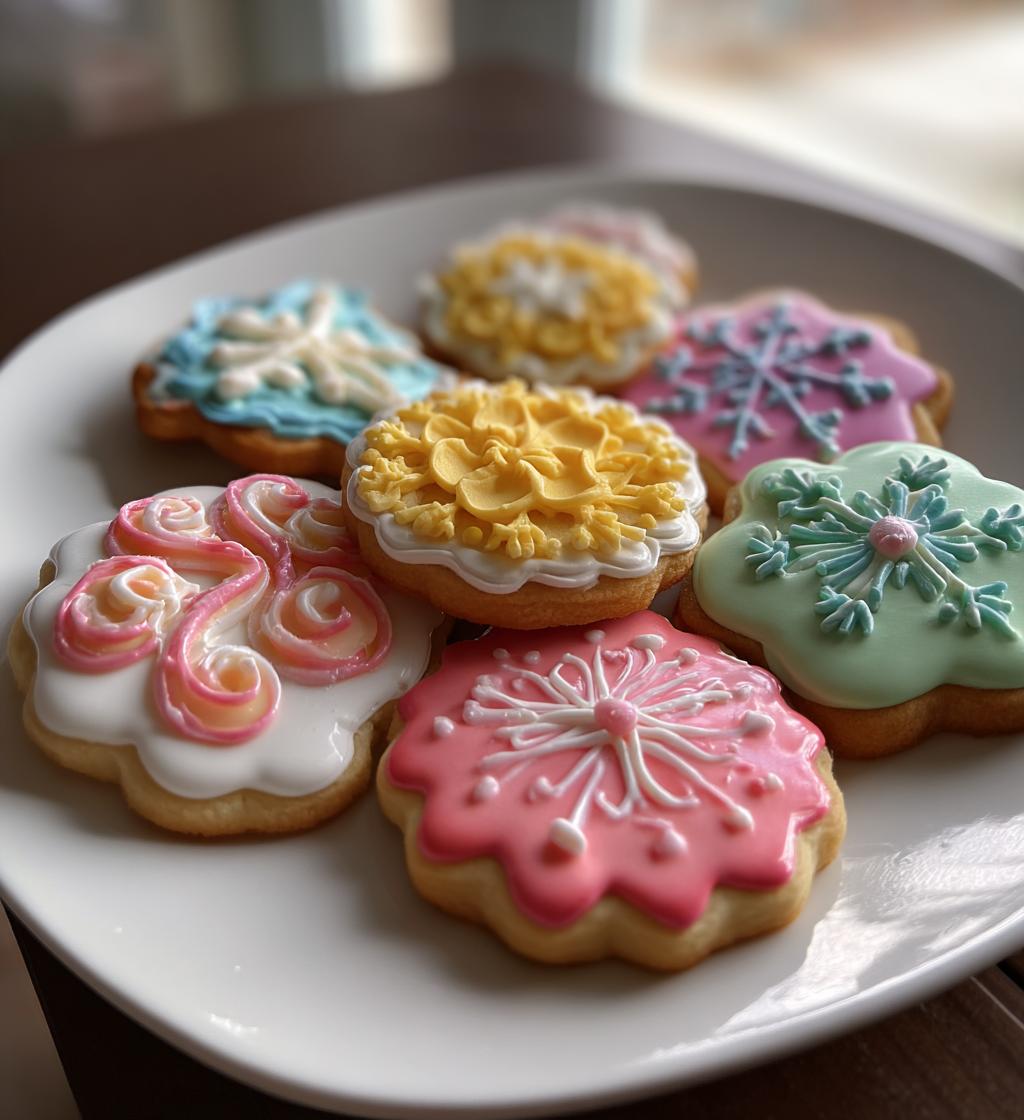 decorating cookies with royal icing