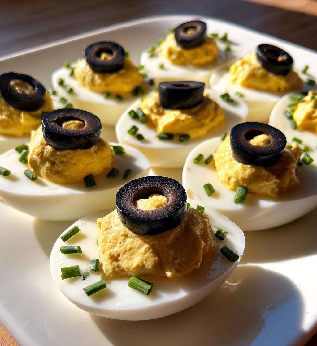 deviled eggs football