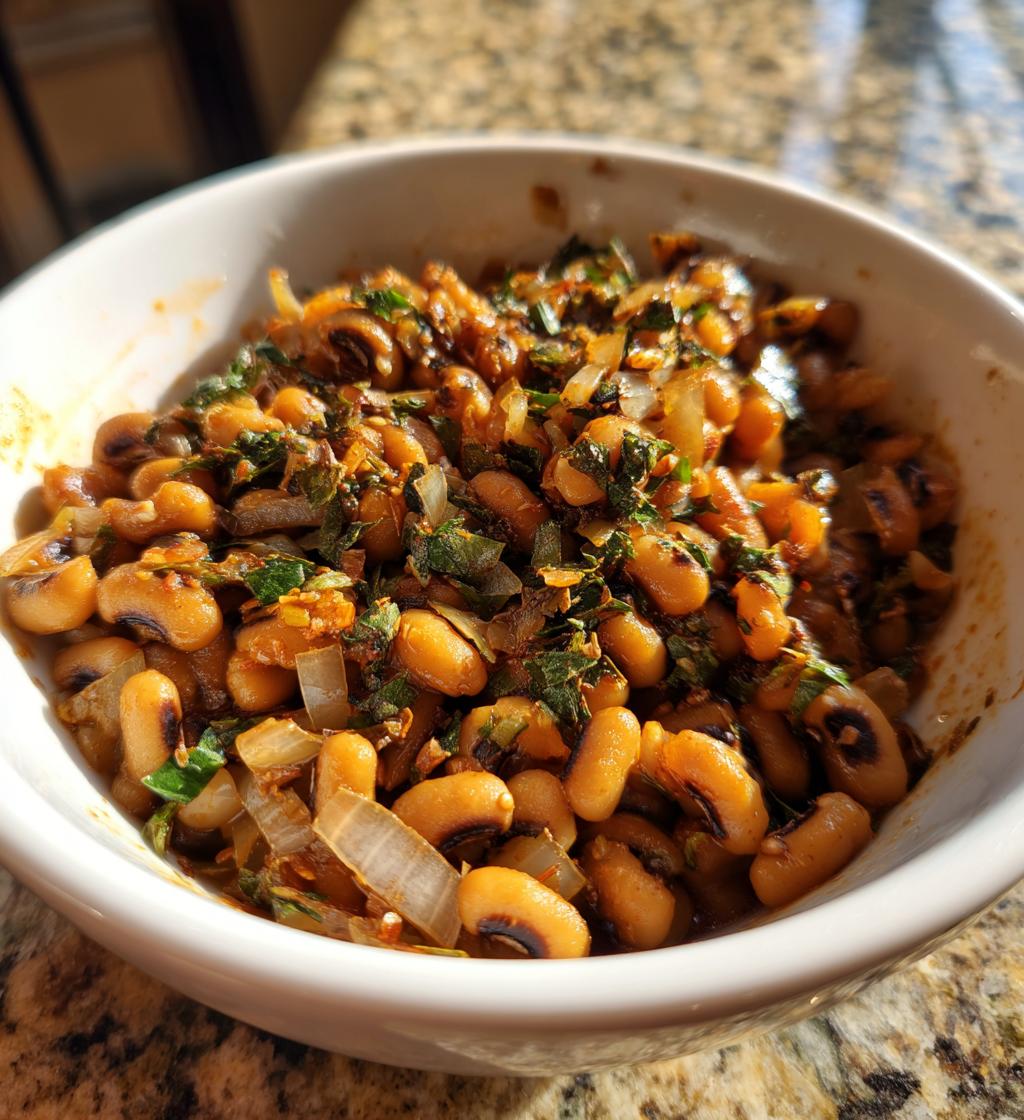 dry black eyed peas recipe