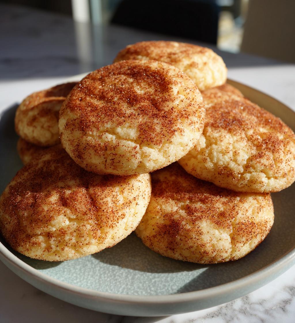 easy snickerdoodle cookies