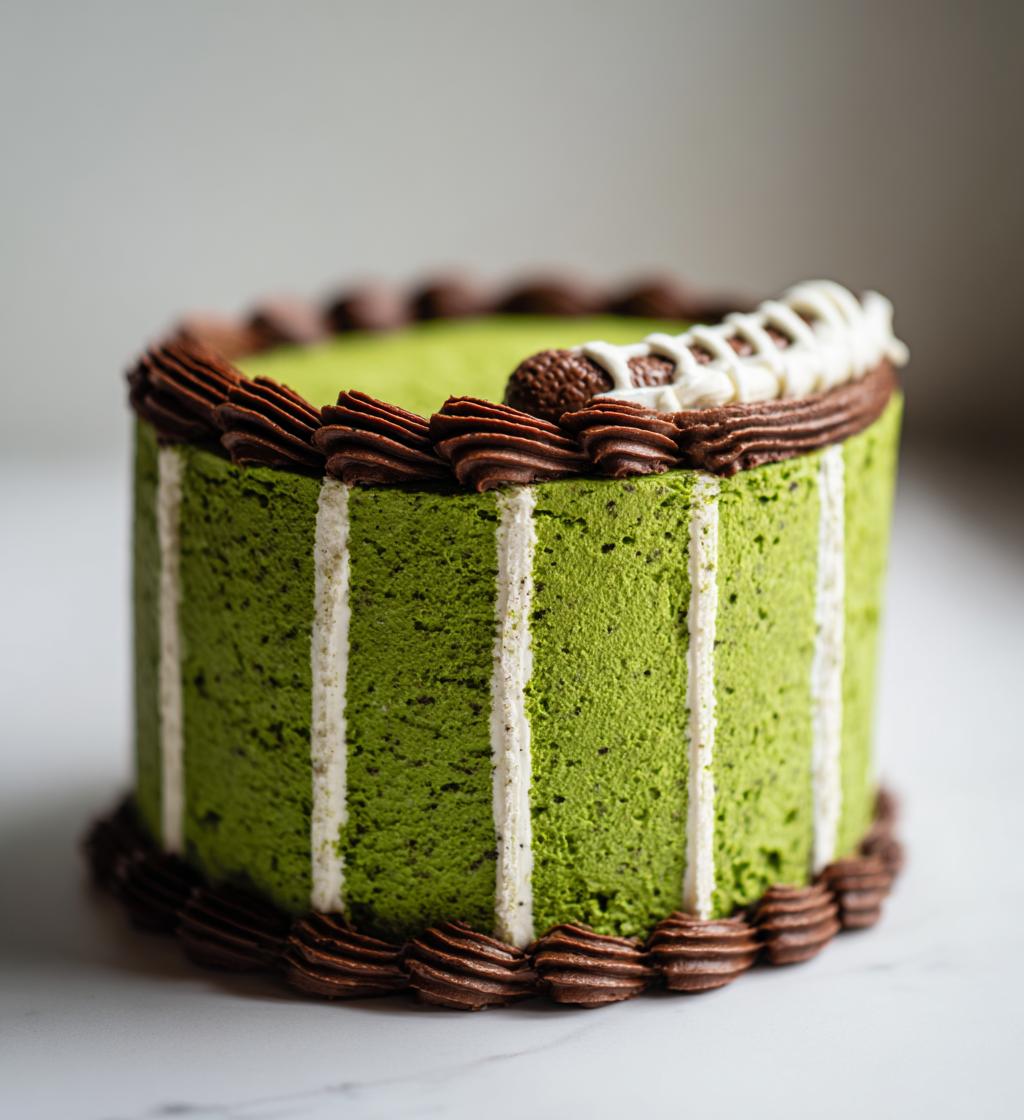 football field birthday cake
