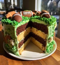 football game cake