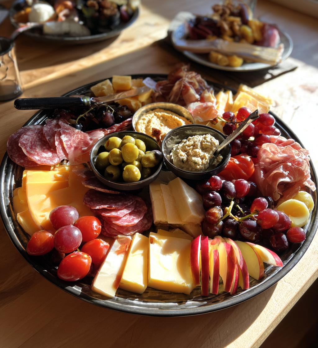 football game charcuterie board
