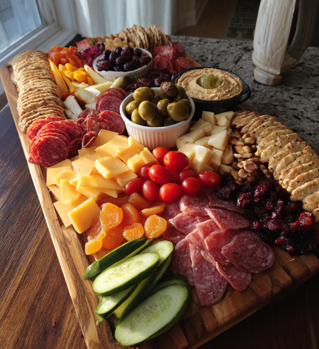 football game day charcuterie board
