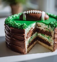 football graduation cake