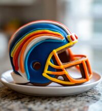 football helmet cookie