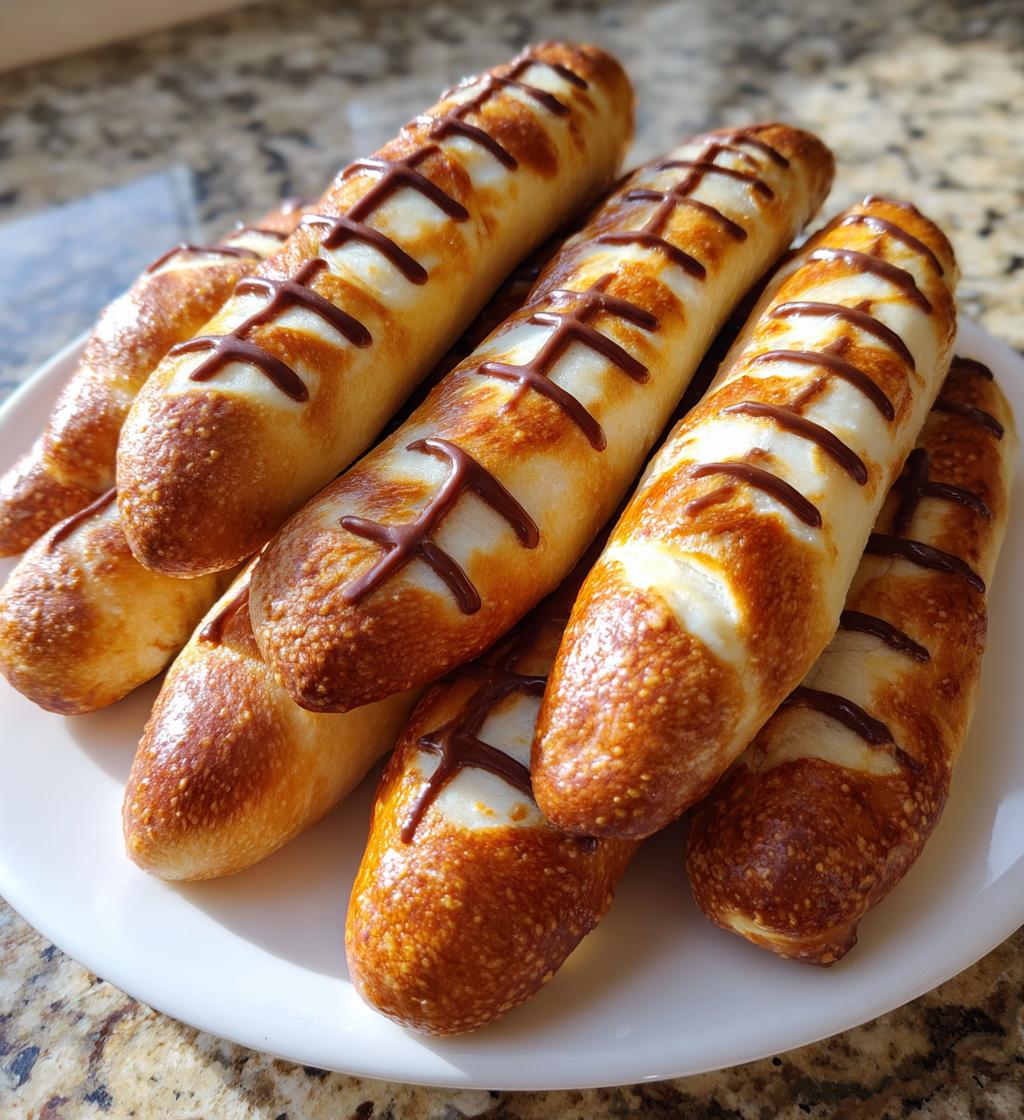 football pretzel rods