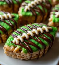 football rice crispy treats