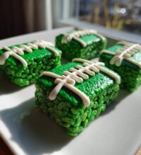 football rice krispie treats