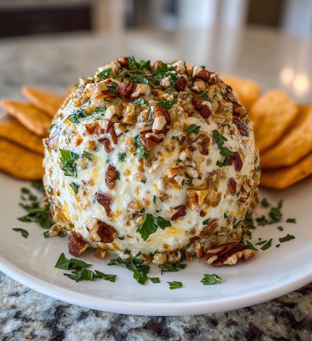 football shaped cheeseball