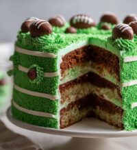 football sheet cake
