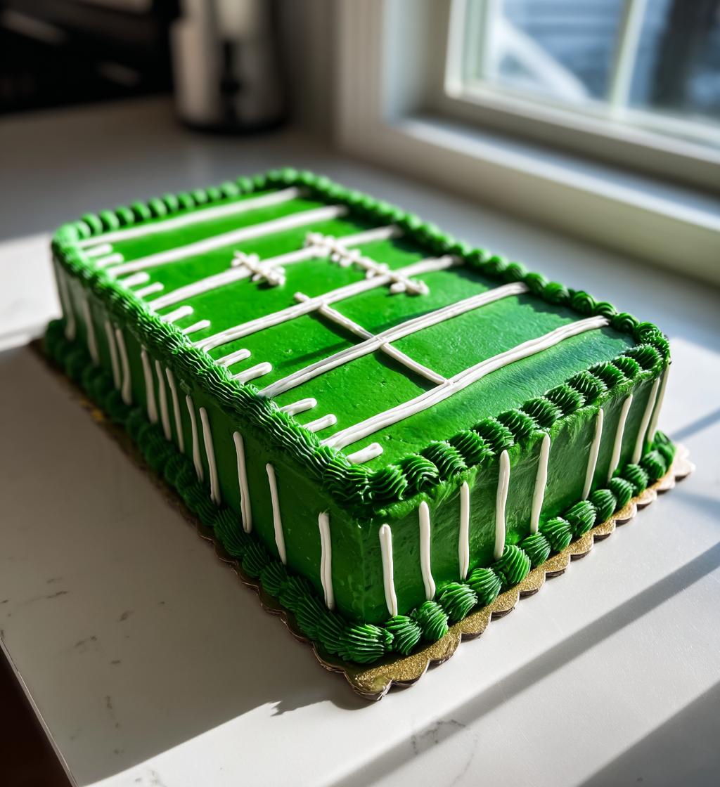 football sheet cake ideas