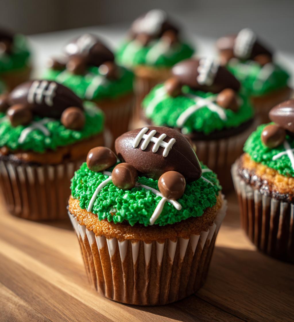football stadium cupcakes