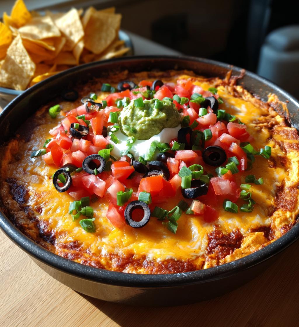 football taco dip