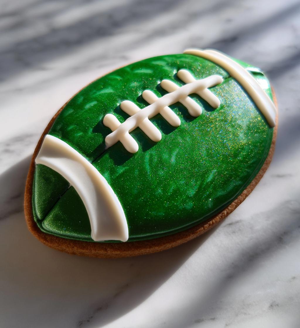 football themed cookies