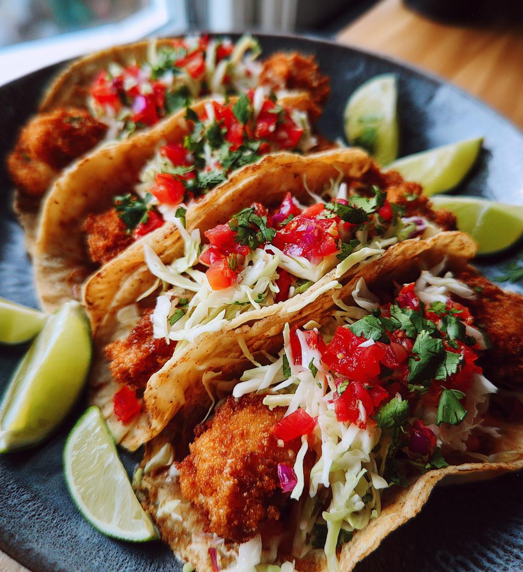 fried lobster tacos