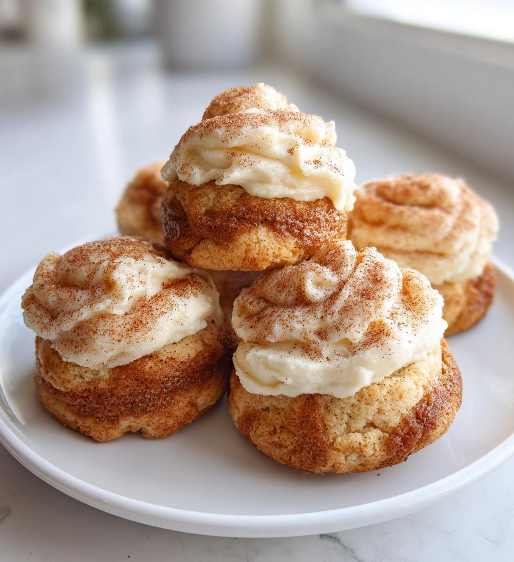 frosted snickerdoodle cookies