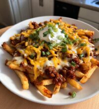 game day chili cheese fries