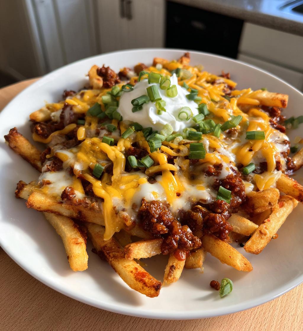 game day chili cheese fries