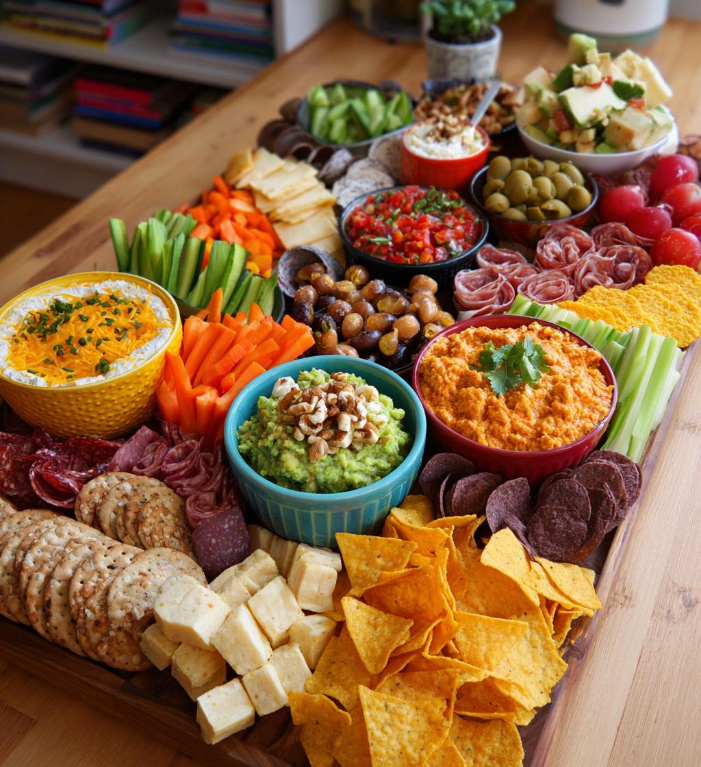 game day food boards