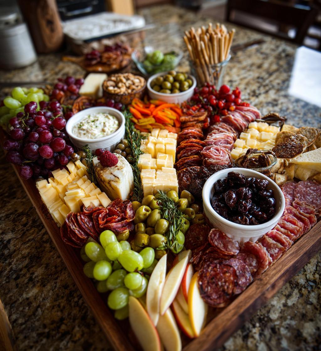 game day grazing board