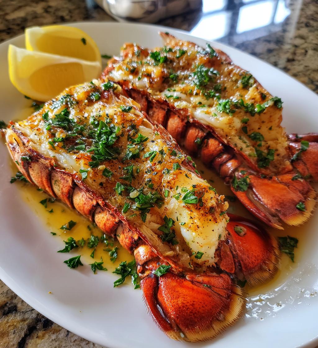garlic butter lobster tails