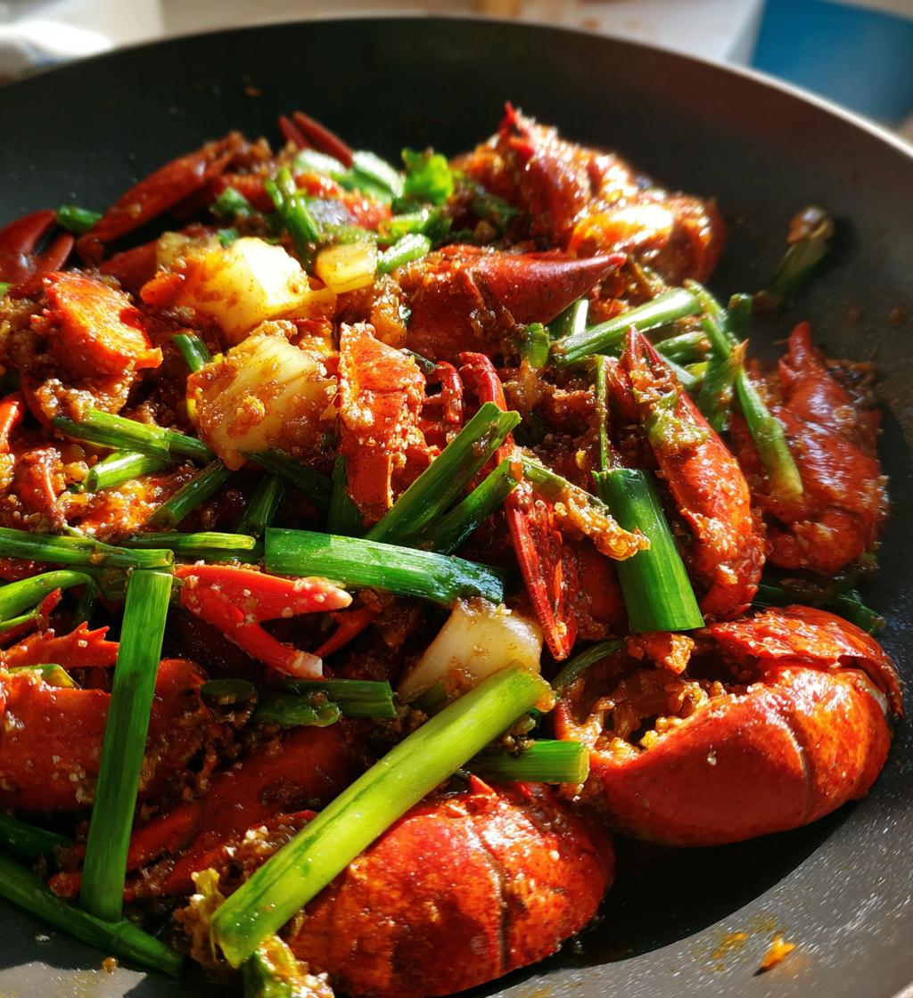 ginger scallion lobster