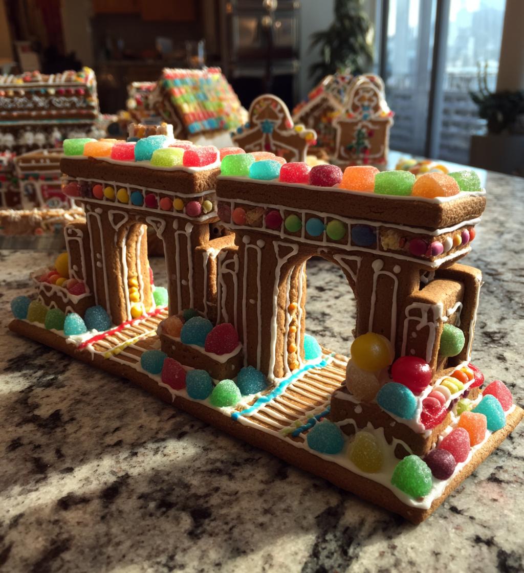 gingerbread football stadium