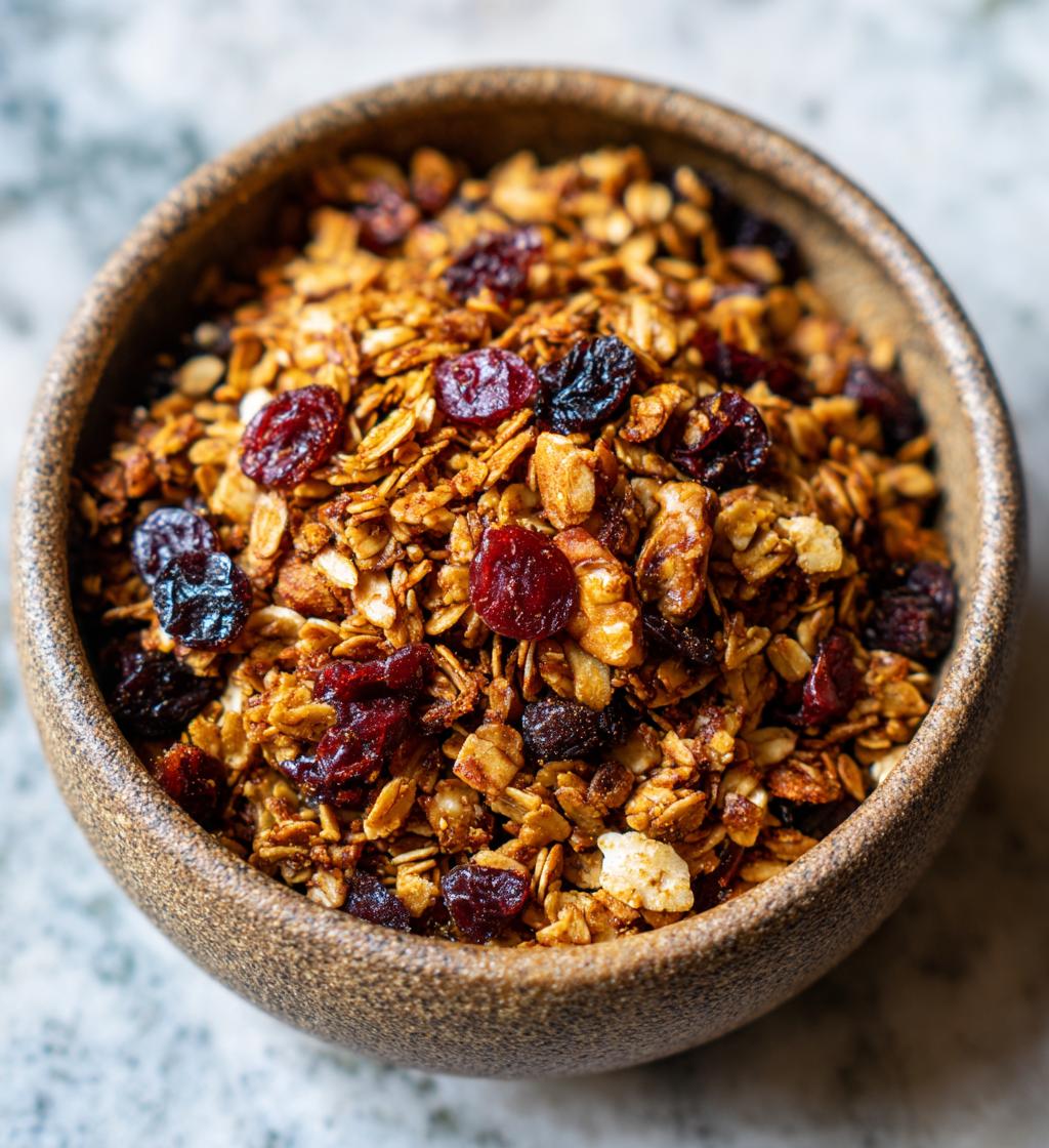 gingerbread granola