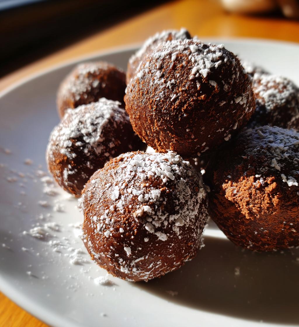 gingerbread truffles
