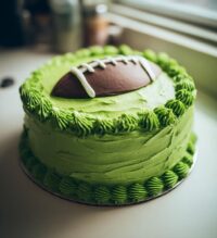 green football cake