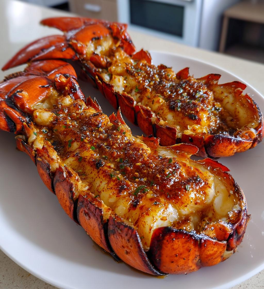 grilling lobster tails