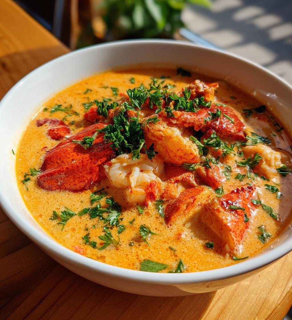 healthy lobster bisque