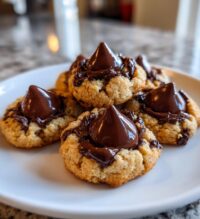 hershey kiss thumbprint cookies