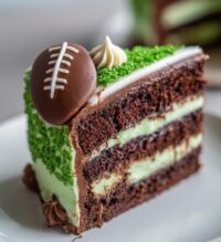 homemade football cake
