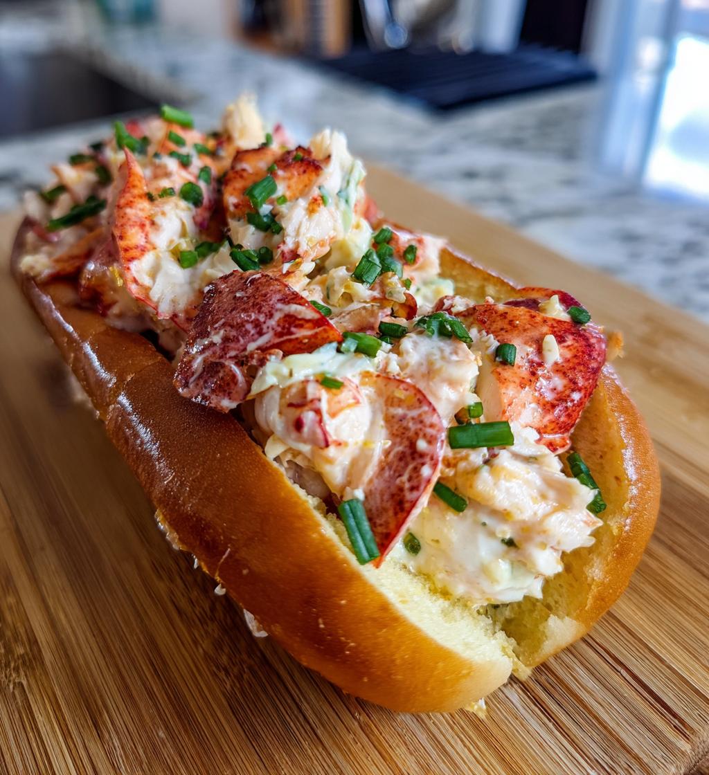 homemade lobster roll