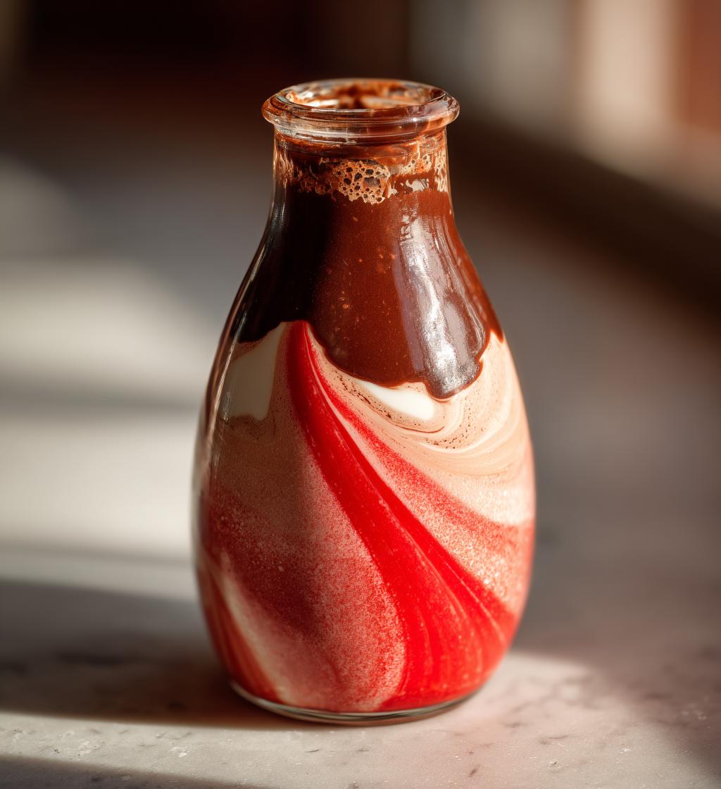 homemade peppermint mocha creamer