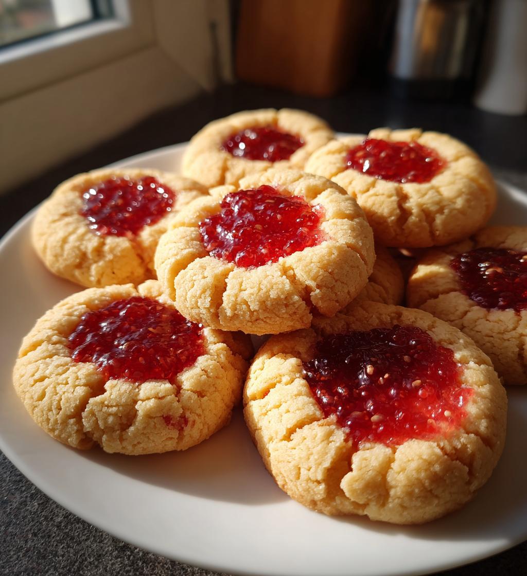 homemade thumbprint cookies