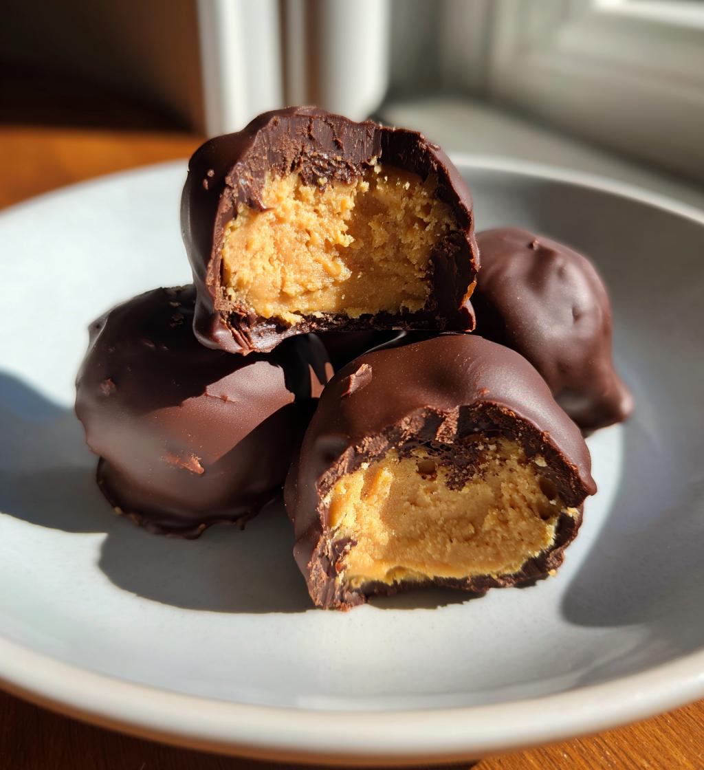 how to dip buckeyes in chocolate