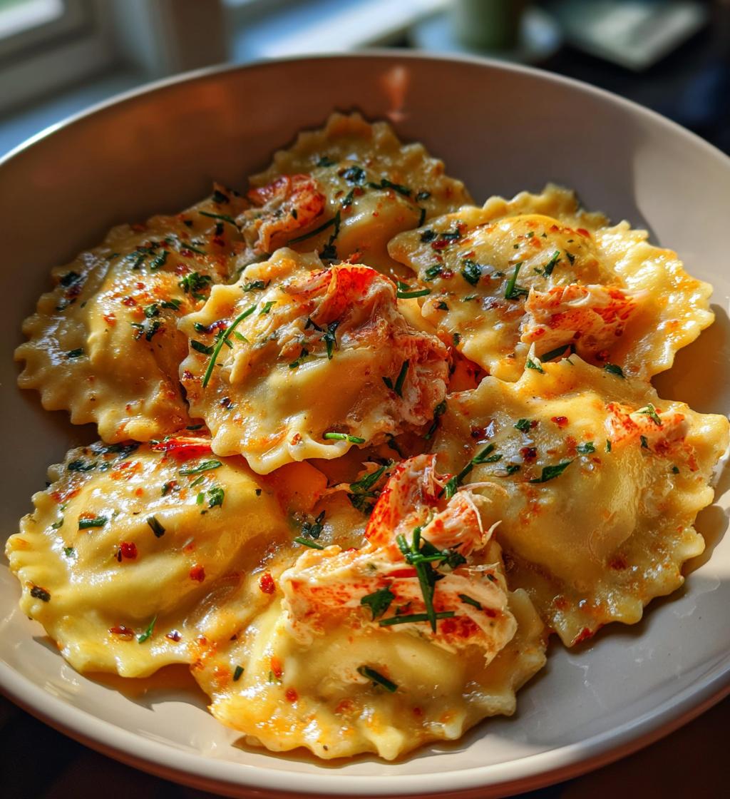 how to make lobster ravioli